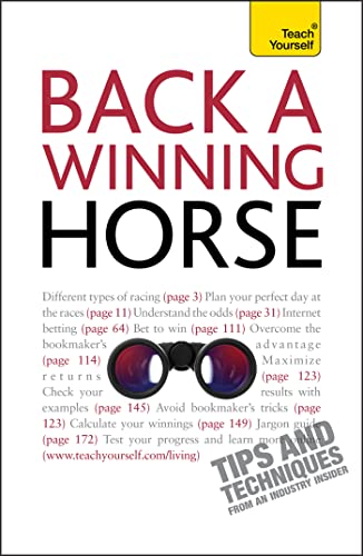 9781444102918: Back a Winning Horse: An introductory guide to betting on horse racing