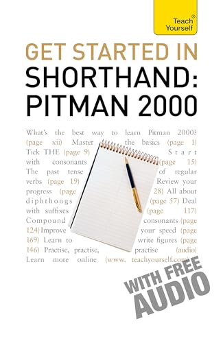 Stock image for Get Started In Shorthand Pitman 2000 (Teach Yourself) for sale by Bookoutlet1