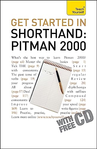 Stock image for Get Started In Shorthand Pitman 2000 (Teach Yourself) for sale by KuleliBooks