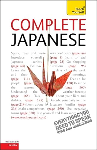 9781444103946: Teach Yourself. Complete Japanese