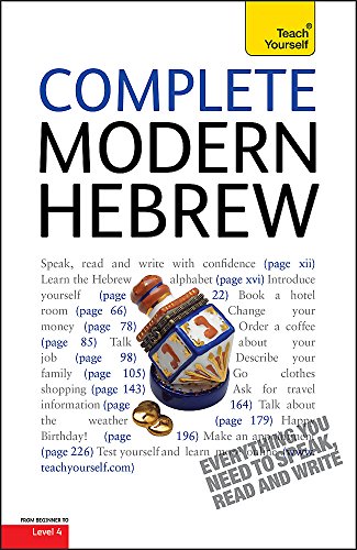 Imagen de archivo de Complete Modern Hebrew Beginner to Intermediate Course: Learn to read, write, speak and understand a new language with Teach Yourself a la venta por WorldofBooks