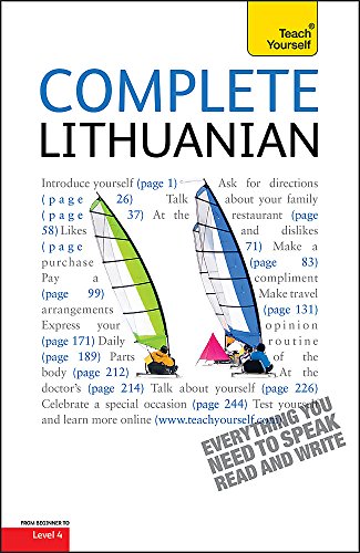 Beispielbild fr Complete Lithuanian Beginner to Intermediate Course: Learn to read, write, speak and understand a new language with Teach Yourself zum Verkauf von AwesomeBooks