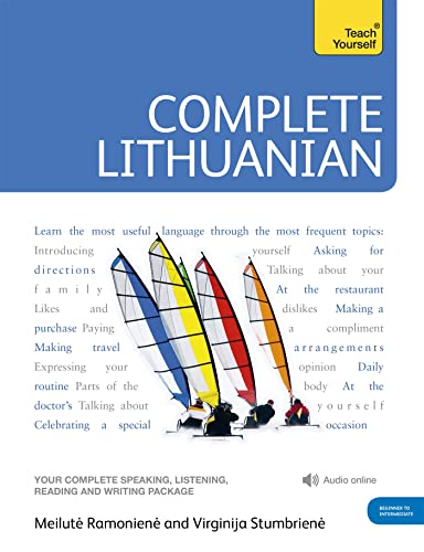 Stock image for Complete Lithuanian Beginner to Intermediate Course Book and audio support Teach Yourself for sale by PBShop.store UK