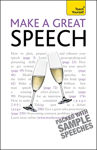Stock image for Teach Yourself Make a Great Speech for sale by WorldofBooks
