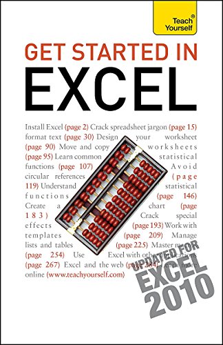 9781444107739: Get Started in Excel Teach Yourself (Ty Computing)