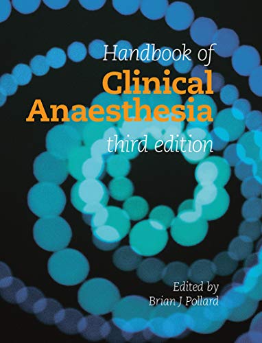 Stock image for Handbook of Clinical Anaesthesia for sale by Better World Books