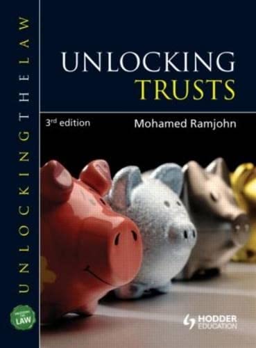 Imagen de archivo de Unlocking Trusts (UNTL) a la venta por AwesomeBooks