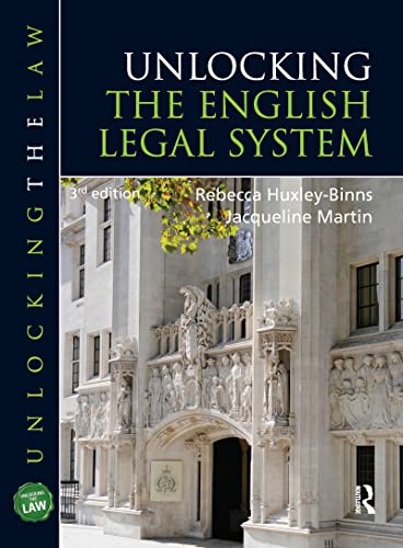 Unlocking The English Legal System (Unlocking the Law) (Volume 2) (9781444109191) by Huxley-Binns, Rebecca; Martin, Jacqueline