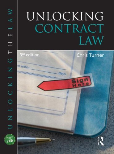 Unlocking Contract Law (Unlocking the Law) (9781444109207) by Turner, Chris