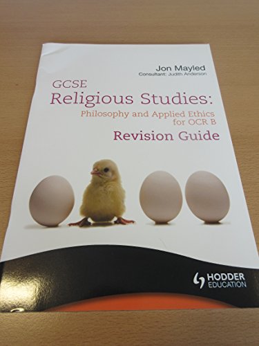 Stock image for GCSE Religious Studies: Philosophy and Applied Ethics Revision Guide for OCR B for sale by WorldofBooks