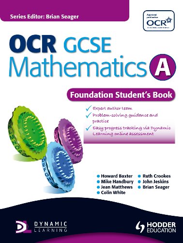Beispielbild fr OCR Mathematics for GCSE Specification A - Foundation Student Book (OAMT) zum Verkauf von WorldofBooks