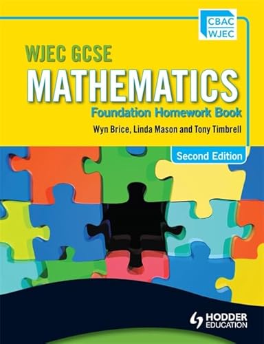 Wjec Gcse Mathematics. Foundation Homework Book (9781444115291) by Brice; Wyn Brice