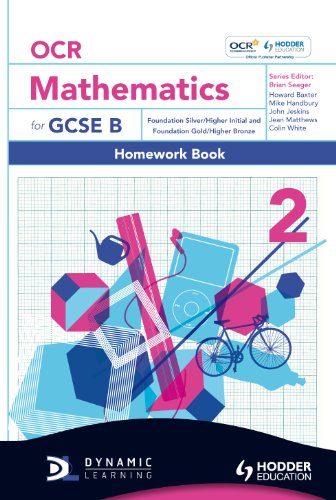 Beispielbild fr OCR Mathematics for GCSE Specification B - Homework Book 2 Foundation Silver & Gold and Higher Initial & Bronze (OBMT) zum Verkauf von AwesomeBooks