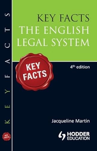Beispielbild fr Key Facts English Legal System (Key Facts Law) zum Verkauf von WorldofBooks