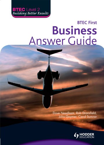 BTEC First Business: Answer Guide Level 2 (9781444120097) by Needham, Dave