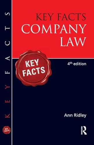 Key Facts Company Law (9781444122848) by Ridley, Ann