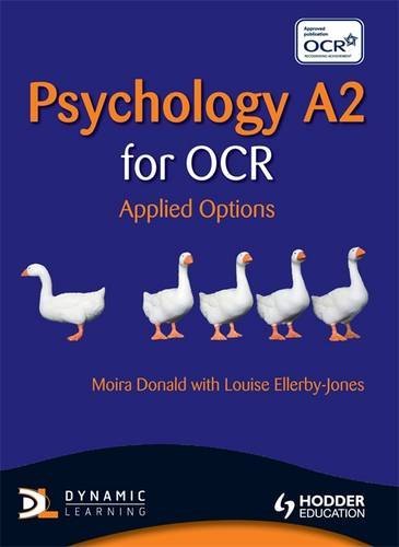 Stock image for Psychology A2 for OCR: Applied Options for sale by Y-Not-Books