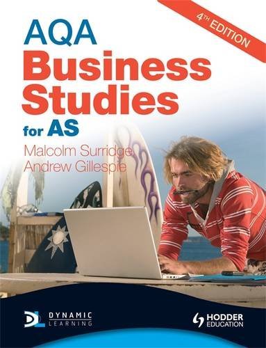 Beispielbild fr AQA Business Studies for AS (Surridge & Gillespie), 4th Edition zum Verkauf von AwesomeBooks