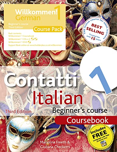 Stock image for Contatti 1 Italian Beginners Course 3rd Edition: Course Pack for sale by Bookoutlet1