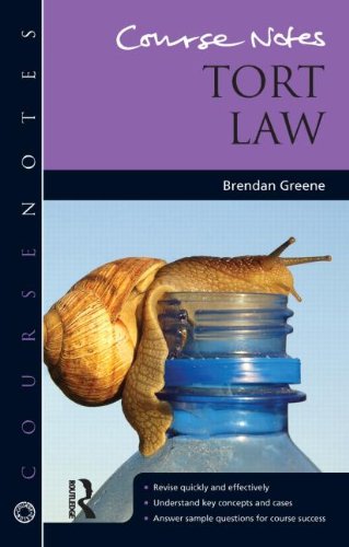 9781444146561: Course Notes: Tort Law
