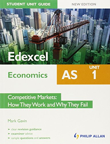 Imagen de archivo de Edexcel AS Economics Student Unit Guide, unit 1: Competitive Markets: How They Work and Why they Fail a la venta por WorldofBooks