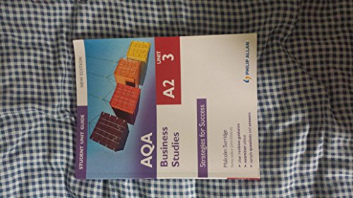 9781444148060: AQA A2 Business Studies Student Unit Guide New Edition: Unit 3 Strategies for Success