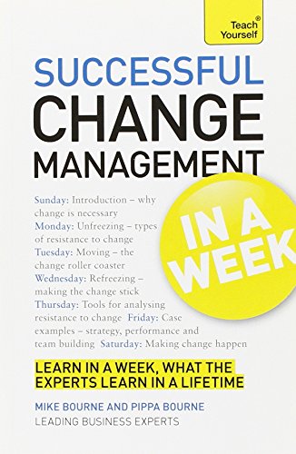 Beispielbild fr Successful Change Management In a Week A Teach Yourself Guide (Teach Yourself: General Reference) zum Verkauf von Books From California