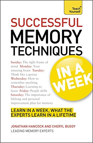 Imagen de archivo de Successful Memory Techniques in a Week a la venta por Better World Books: West