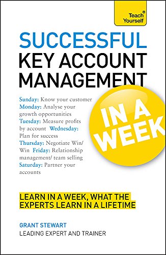 9781444159165: Successful Key Account Management In a Week A Teach Yourself Guide