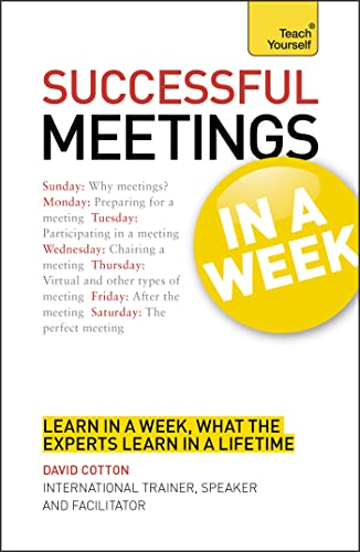 9781444159196: Successful Meetings in a Week: Teach Yourself