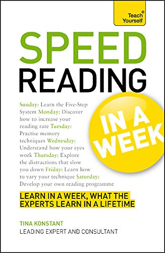 Beispielbild fr Speed Reading in a Week: Teach Yourself zum Verkauf von Bookoutlet1