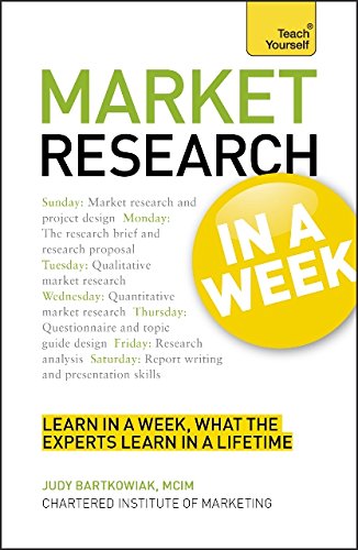 Stock image for Market Research in a Week for sale by Better World Books Ltd