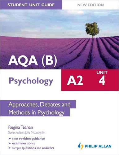 Imagen de archivo de AQA(B) A2 Psychology Student Unit Guide New Edition: Unit 4 Approaches, Debates and Methods in Psychology a la venta por WorldofBooks