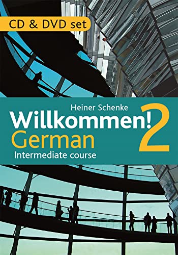 Stock image for Willkommen! 2 German Intermediate course: CD and DVD set for sale by HPB-Emerald