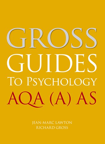 Stock image for Gross Guides to Psychology: AQA (A) AS for sale by WorldofBooks