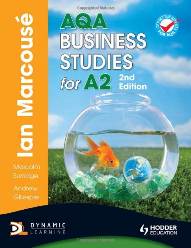 Aqa Business Studies for A2. (9781444168181) by Marcous, Ian