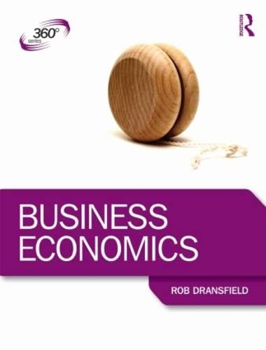 Beispielbild fr Business Economics zum Verkauf von Blackwell's