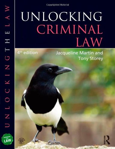 Beispielbild fr Unlocking Criminal Law zum Verkauf von Anybook.com