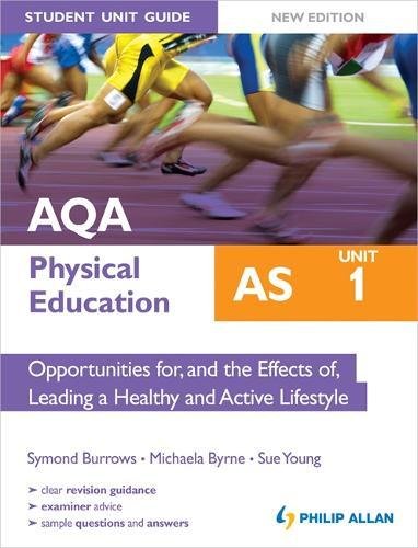 AQA AS Physical Education Student Unit Guide New Edition: Unit 1 Opportunities for, and the Effects of, Leading a Healthy and Active Lifestyle (9781444171389) by Symond Burrows