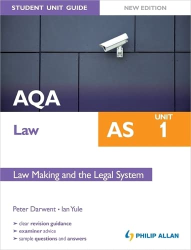 Beispielbild fr AQA Law AS Student Unit Guide: Unit 1 New Edition Law Making and the Legal System zum Verkauf von WorldofBooks