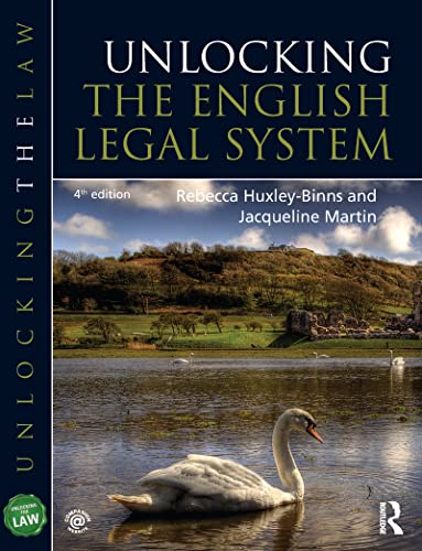 Beispielbild fr Unlocking the English Legal System zum Verkauf von Better World Books