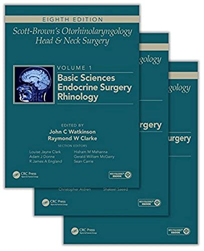 9781444175899: Scott-Brown's Otorhinolaryngology and Head and Neck Surgery, Eighth Edition: 3 volume set