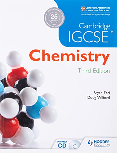 Stock image for Cambridge IGCSE Chemistry 3rd Edition plus CD for sale by HPB-Red