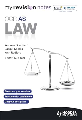 Stock image for My Revision Notes: OCR AS Law (MRN) for sale by AwesomeBooks