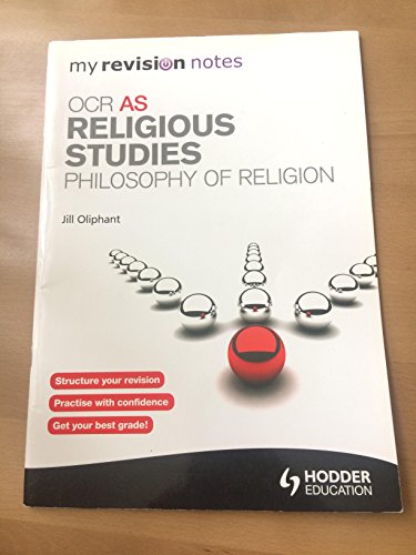 Beispielbild fr My Revision Notes: OCR AS Religious Studies: Philosophy of Religion (MRN) zum Verkauf von WorldofBooks
