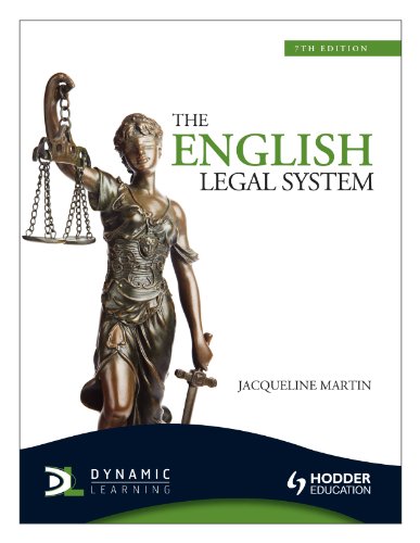 The English Legal System (9781444183061) by Jacqueline Martin
