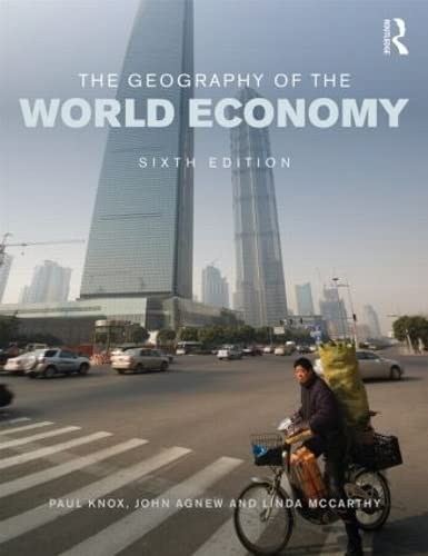 Beispielbild fr The Geography of the World Economy zum Verkauf von Reuseabook