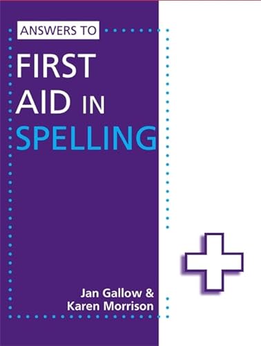Beispielbild fr Answers to First Aid in Spelling zum Verkauf von Books Puddle
