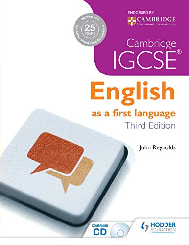 Imagen de archivo de Cambridge IGCSE English First Language 3ed + CD a la venta por MusicMagpie