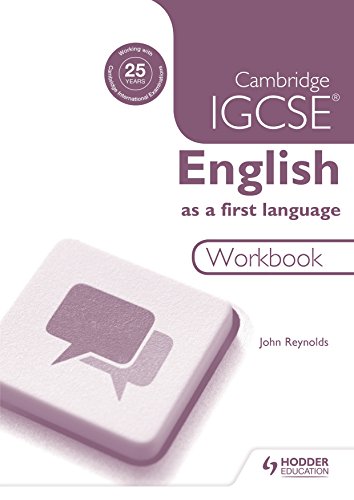 Imagen de archivo de Cambridge IGCSE English First Language Workbook a la venta por WorldofBooks